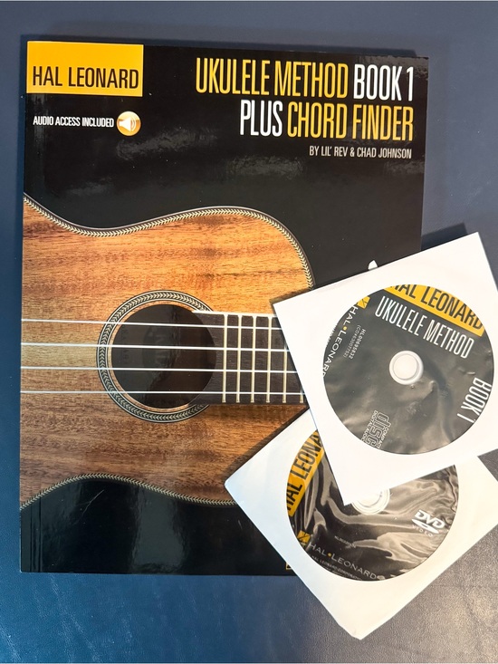 Other - Hal Leonard Ukulele Method Book 1 Plus Chord Finder w/ 2 CDs